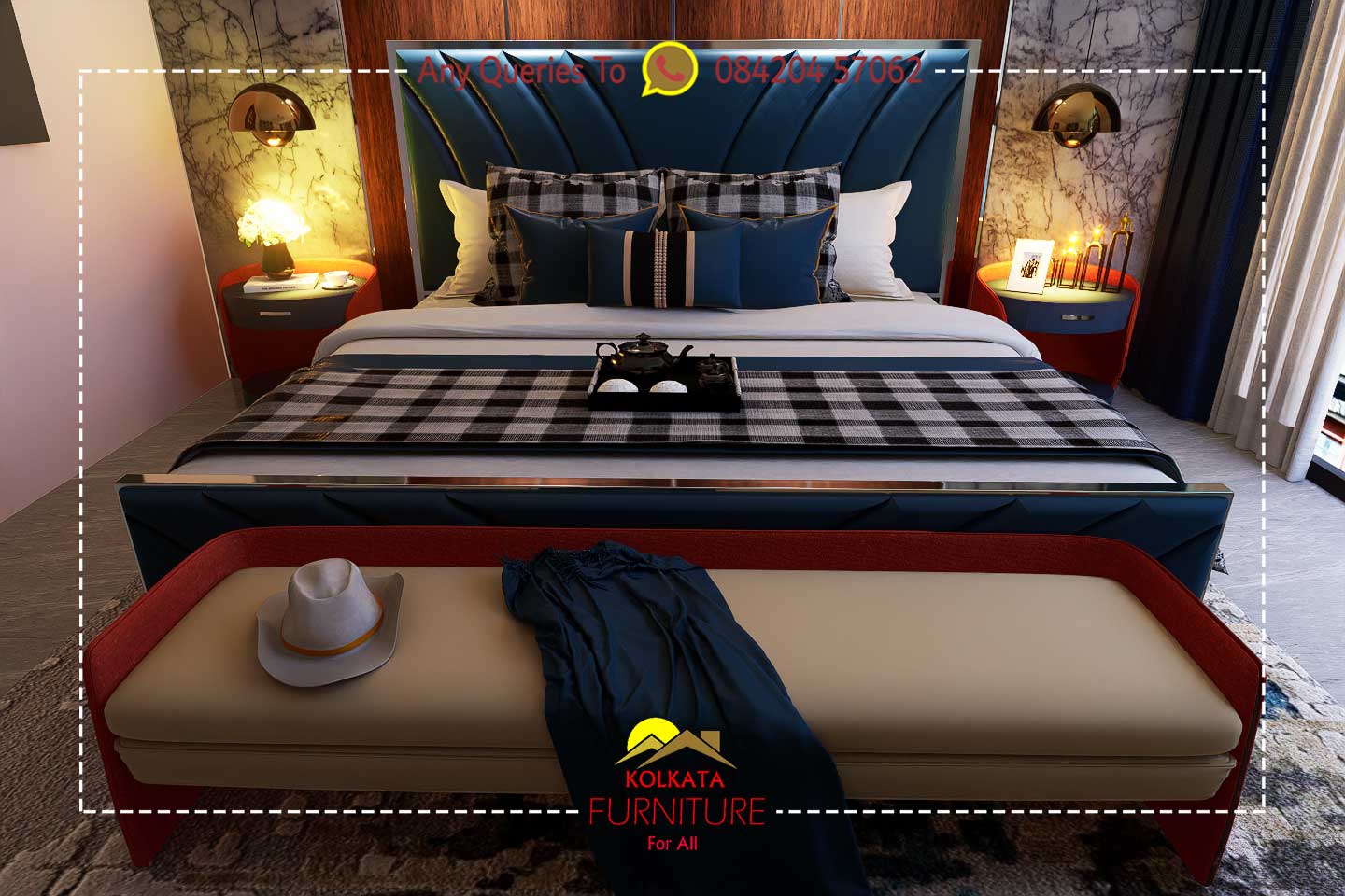 luxury bedroom furniture set price in kolkata